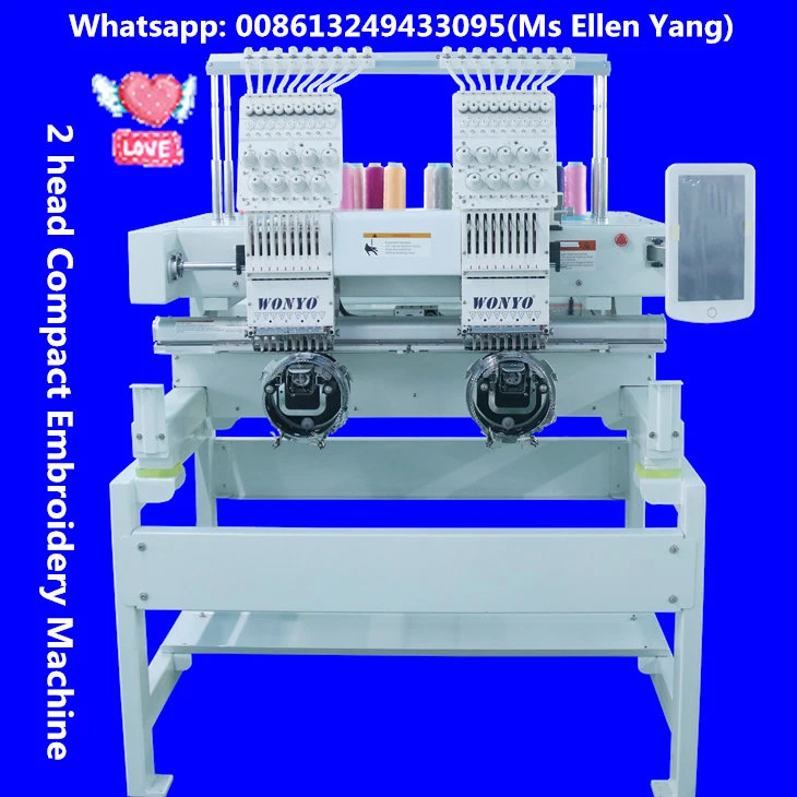 USA Popular Tajima Type 2 Head Mesin Sulaman Komersial Berkomputer