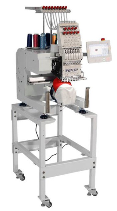 Mudah beroperasi kepala tunggal 9 jarum sulam automatik