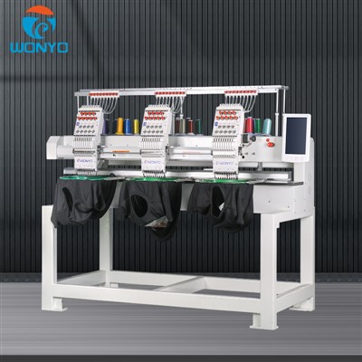 Mesin Sulaman Monogram Berkomputer 3 Kepala Terlaris Untuk Perniagaan Sulaman Baru